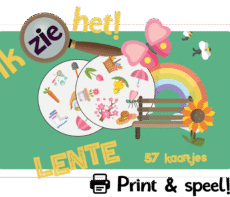 Ik zie het! - Lente - Print