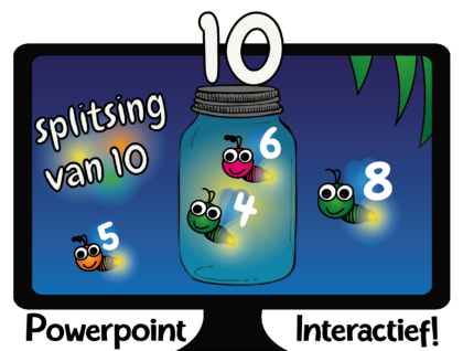 Splitsing tot 10 - Rekenen - Vuurvliegjes - Powerpoint