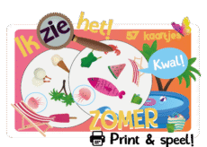 Ik zie het! - Zomer - Print