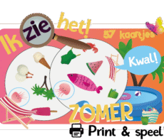 Ik zie het! - Zomer - Print