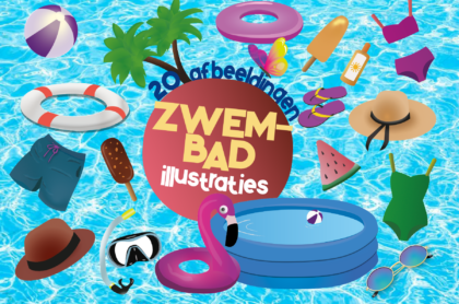 Zwembad Illustraties voor eigen gebruik