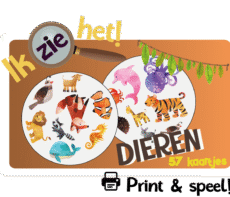 Ik zie het! - Dieren - Print