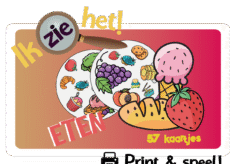 Ik zie het! - Eten - Print