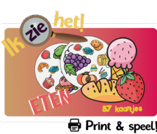 Ik zie het! - Eten - Print