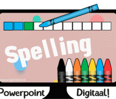 Blokjes inkleuren - Taal in blokjes - Spelling - Powerpoint
