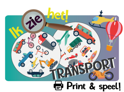 Ik zie het! - Transport - Print