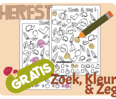 Zoek, Kleur en Zeg! - Herfst - Print (GRATIS)