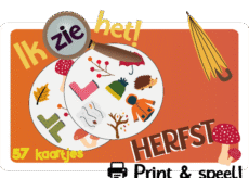 Ik zie het! - Herfst - Print