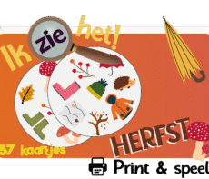 Ik zie het! - Herfst - Print