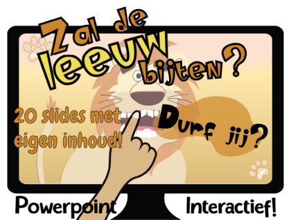 Leeuw met eigen inhoud!- Spel - Powerpoint
