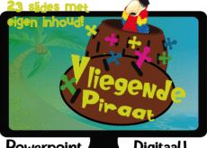 Vliegende Piraat met eigen inhoud- Spel - Powerpoint