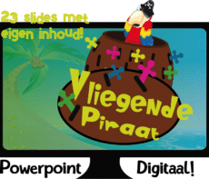 Vliegende Piraat met eigen inhoud- Spel - Powerpoint