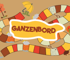 Ganzenbord - Herfst - Print (Kleur + Zwart, Wit)
