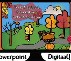 Maak je eigen vertelplaat of scène - Herfst - Powerpoint