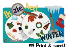 Ik zie het! - Winter - Print