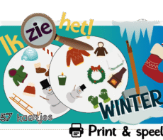 Ik zie het! - Winter - Print