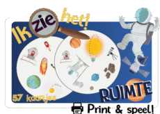Ik zie het! - Ruimte - Print