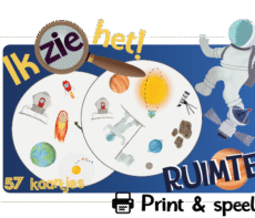 Ik zie het! - Ruimte - Print