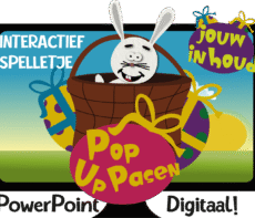Pop Up Pasen met eigen inhoud- Spel - Powerpoint