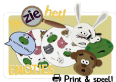 Ik zie het! - Emoties, Gevoelens, Dieren - Print