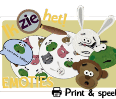 Ik zie het! - Emoties, Gevoelens, Dieren - Print
