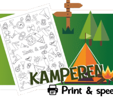 Zoek, Kleur en Zeg! - Kamperen
