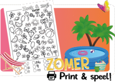 Zoek, Kleur en Zeg! - Zomer
