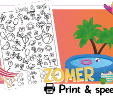 Zoek, Kleur en Zeg! - Zomer