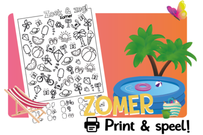 Zoek, Kleur en Zeg! - Zomer