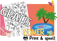 Zoek, Kleur en Zeg! - GRATIS - Zomer