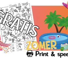 Zoek, Kleur en Zeg! - GRATIS - Zomer
