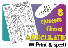 Zoek, Kleur en Zeg! - Articulatie - S Clusters Finaal