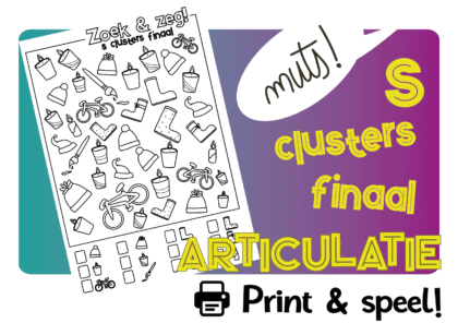 Zoek, Kleur en Zeg! - Articulatie - S Clusters Finaal