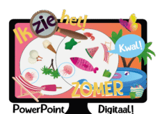 Ik zie het! - Zomer en Vakantie - Powerpoint met Woordenschat Flashcards
