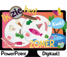 Ik zie het! - Zomer en Vakantie - Powerpoint met Woordenschat Flashcards