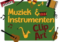 Muziek en Instrumenten Illustratie Set voor eigen gebruik (png clip art)