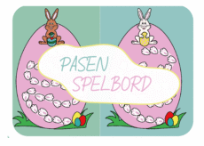 Pasen Spelbord Ganzenbord Print