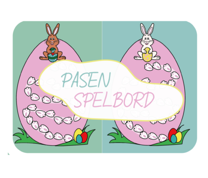 Pasen Spelbord Ganzenbord Print