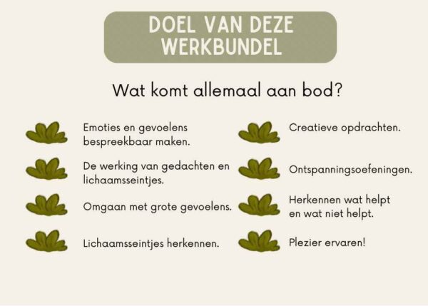 Emoties Gevoelens Gedachten Werkbundel Dino Kinderen - Afbeelding 6