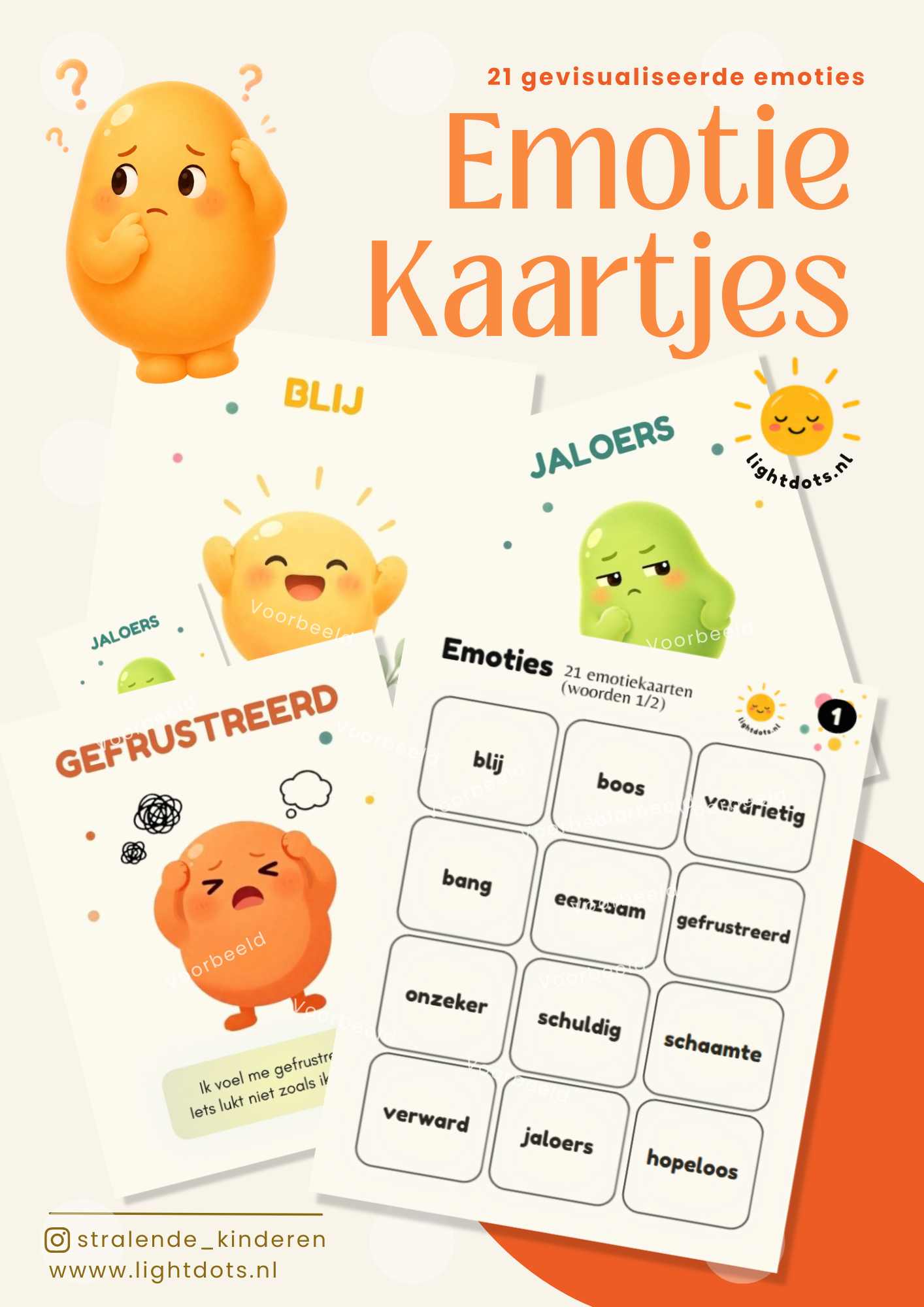 Emotiekaartjes – 21 gevoelens in beeld - Afbeelding 2