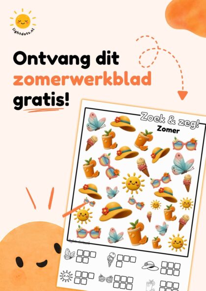 Zoek en zeg! Woordenschat Zomer